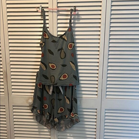 Unbranded Other - #1285+ Avocado Print Ruffle Shorts Set